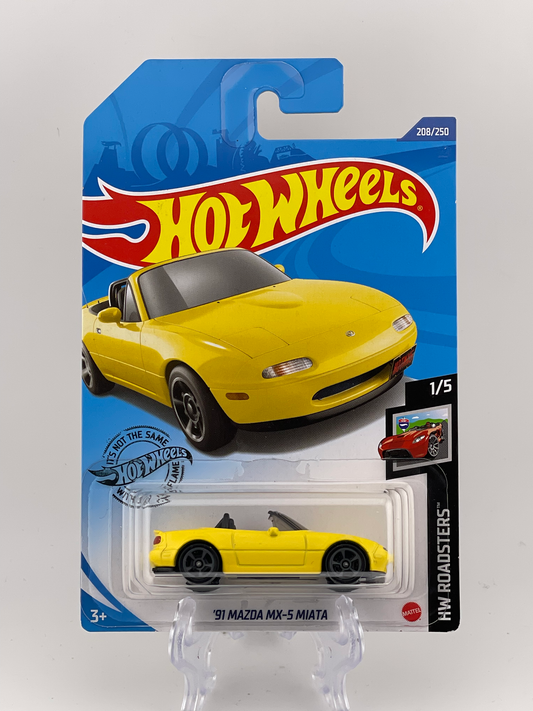 Hot Wheels Mainline '91 Mazda MX-5 Miata HW Exotics 1/5