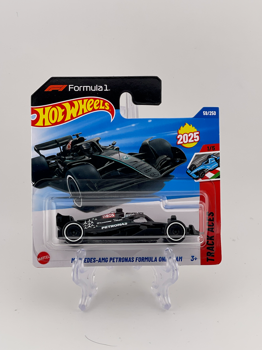 Hot Wheels Mainline Mercedes-AMG Petronas Formula One Team Track Aces 1/5 *Short Card*