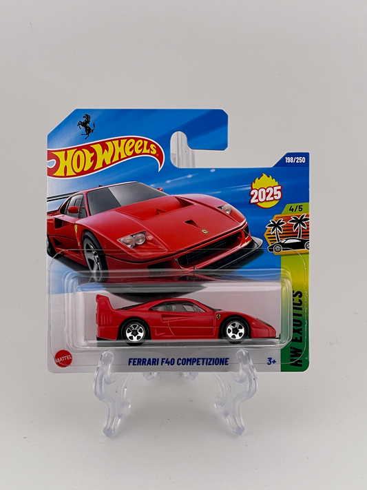Hot Wheels Mainline Ferrari F40 Competizione HW Exotics 4/5 *Short Card*
