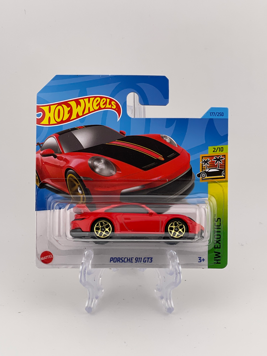 Hot Wheels Mainline Porsche 911 GT3 HW Exotics 2/10 *Short Card*