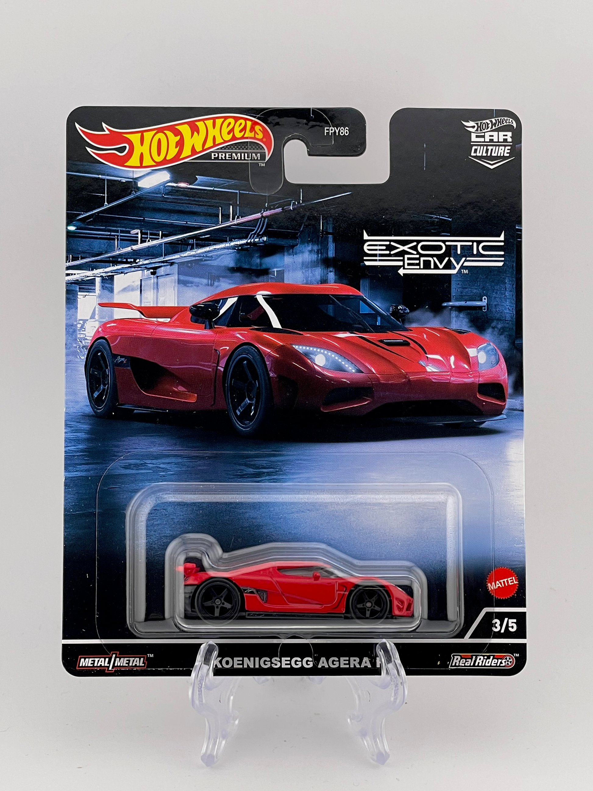 Hot Wheels Premium Car Culture Exotic Envy 3/5 Koenigsegg Agera R