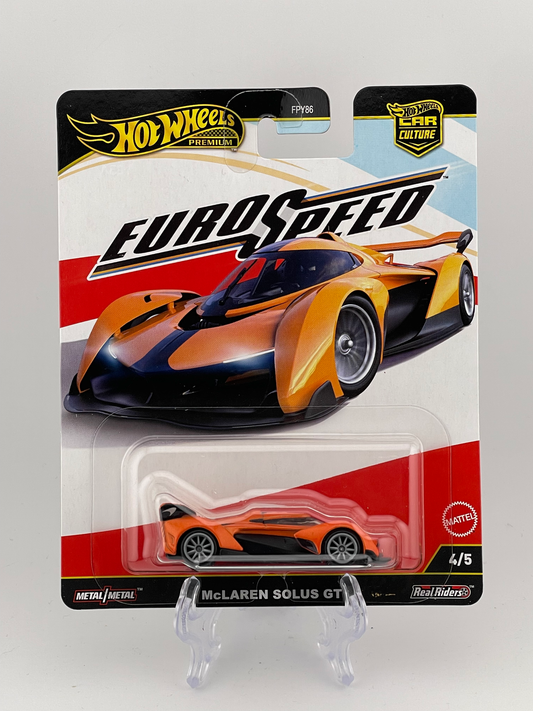 Hot Wheels Premium Car Culture Euro Speed 4/5 McLaren Solus GT