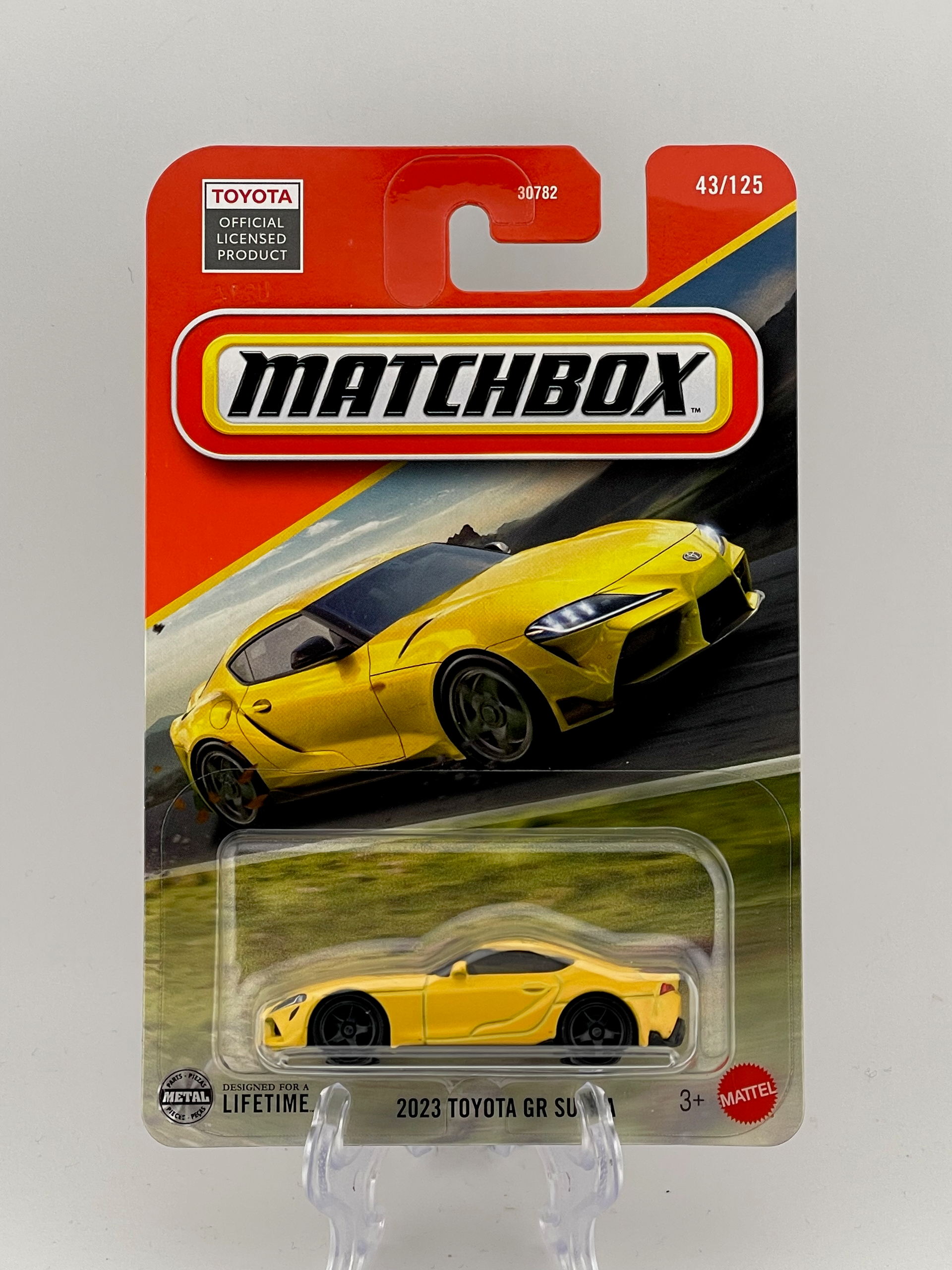 Matchbox 2023 Toyota GR Supra 43/125 – Burnsie Diecast