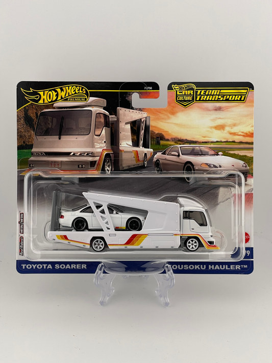 Hot Wheels Premium Car Culture Team Transport #79 Toyota Soarer + Kousoku Hauler