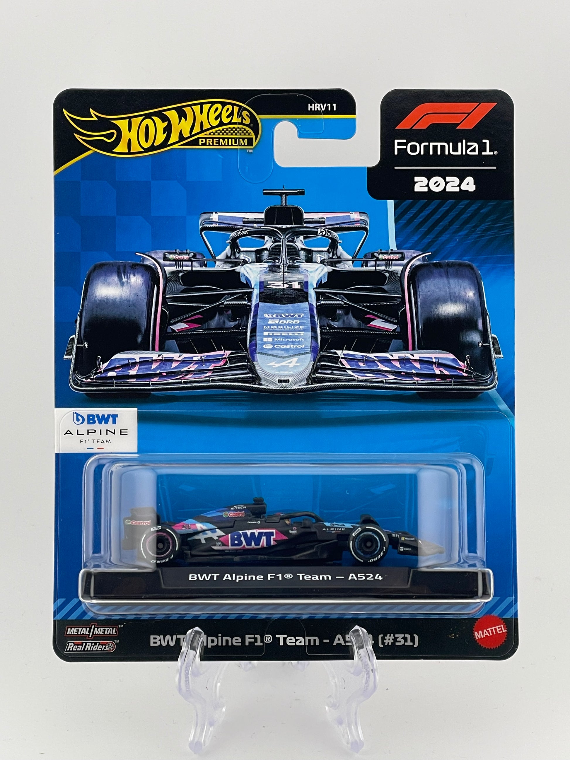 Hot Wheels Premium Formula 1 2024 BWT Alpine F1 Team - A524