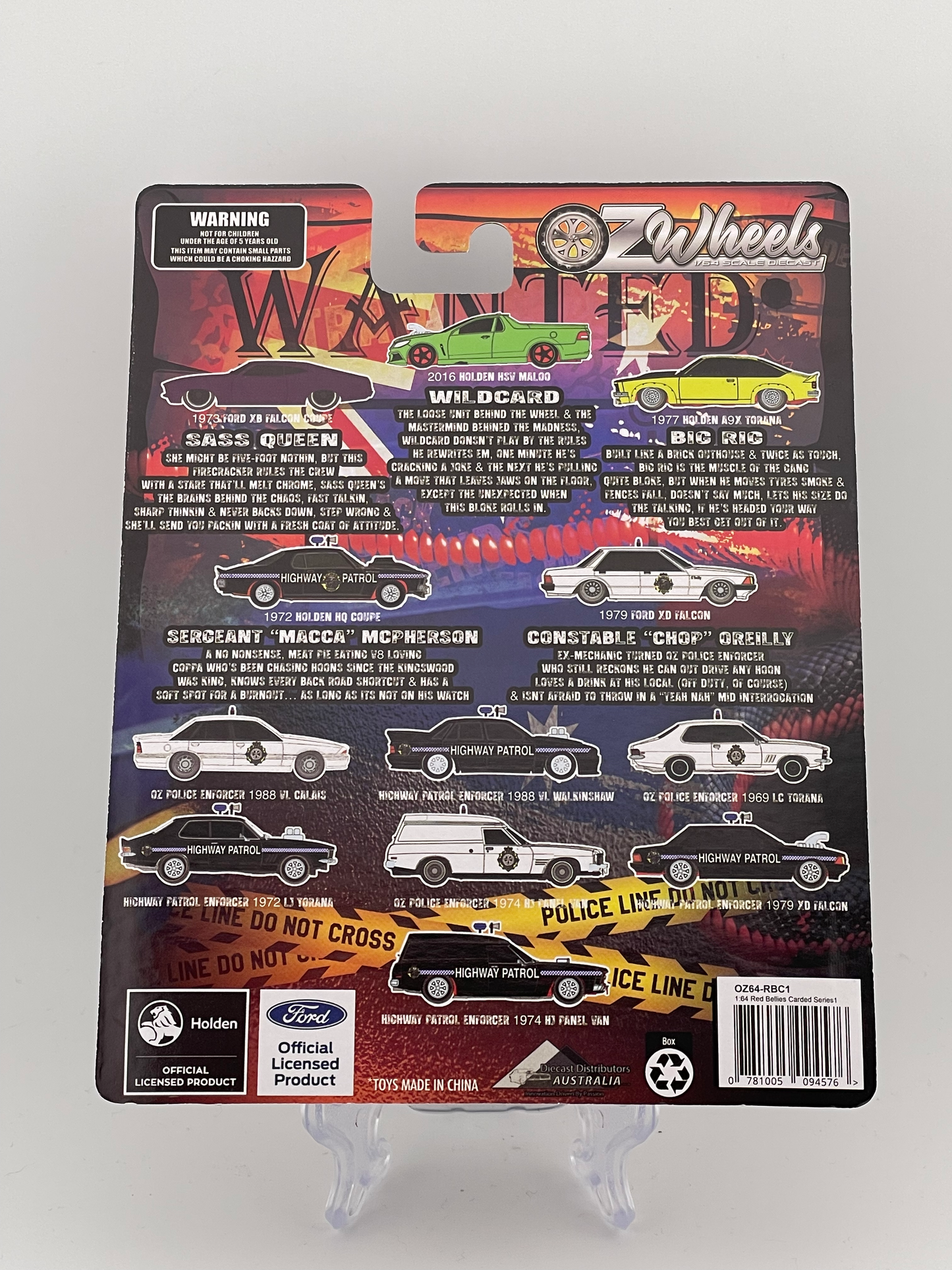 Oz Wheels Redbellies Enforcers 1972 Holden LJ Torana