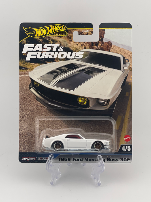 Hot Wheels Premium Fast & Furious 4/5 1969 Ford Mustang Boss 302