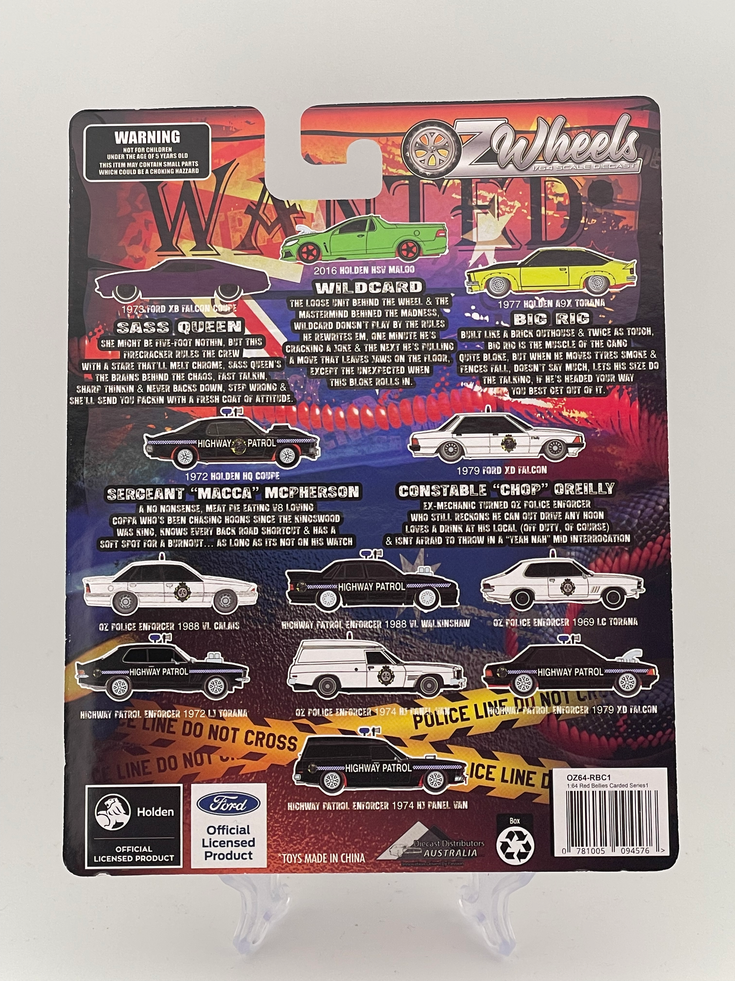 Oz Wheels Redbellies Enforcers 1988 Holden HSV Walkinshaw