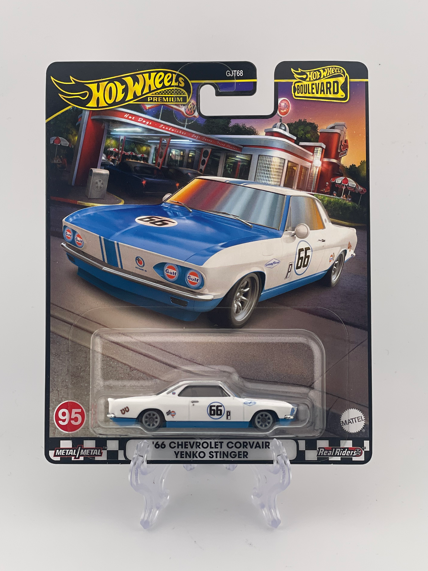 Hot Wheels Premium Boulevard #95 '66 Chevrolet Corvair Yenko Stinger