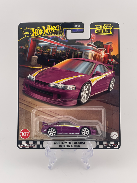 Hot Wheels Premium Boulevard #107 Custom '01 Acura Integra GSR