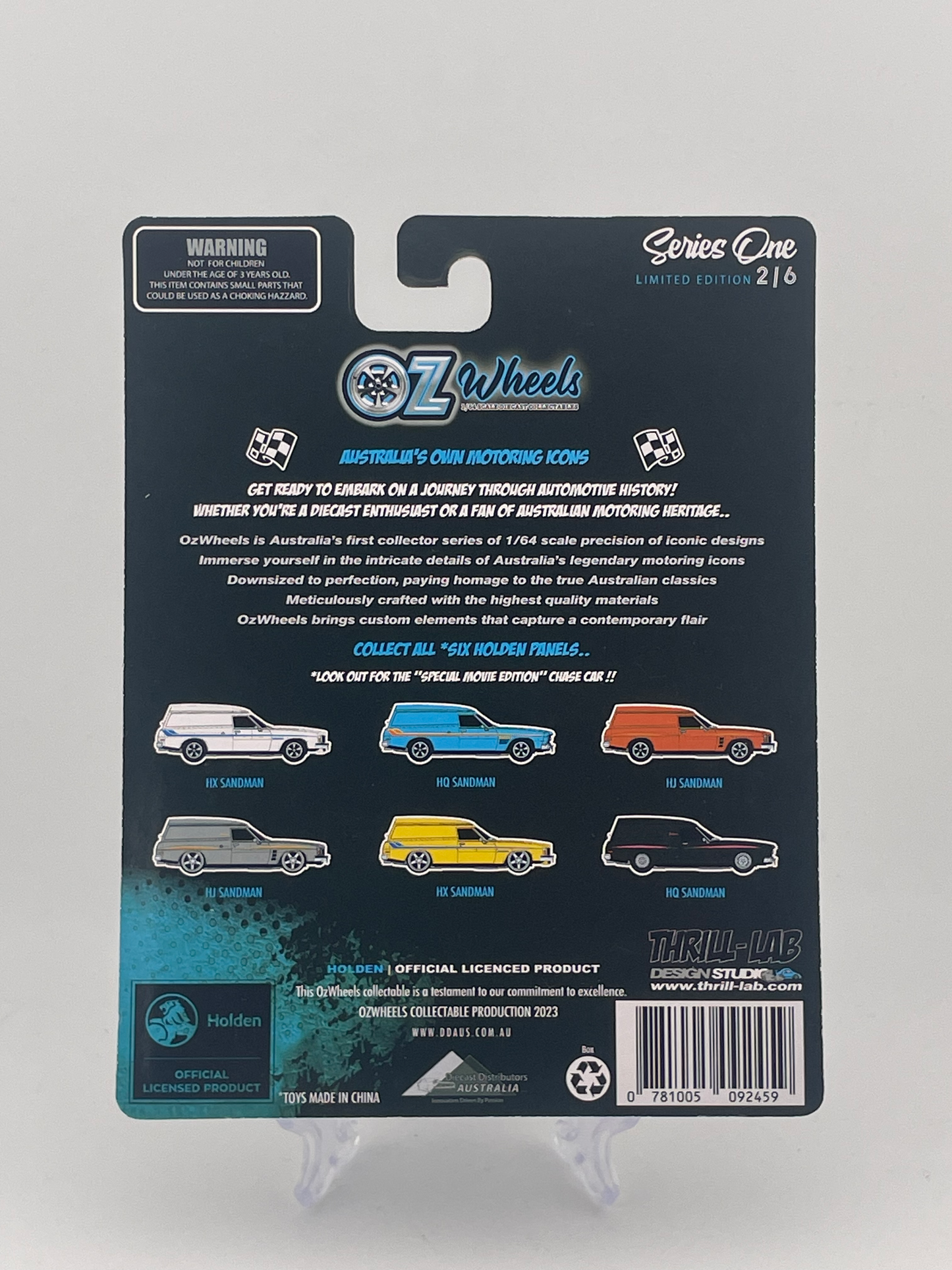 Oz Wheels Series 1 Holden Panels 2/6 Holden HQ Sandman