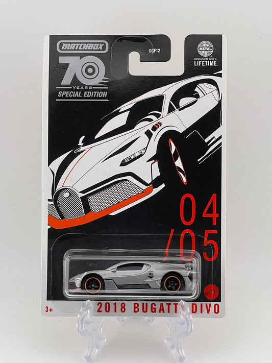 Matchbox 70 Year Anniversary Special Edition 04/05 2018 Bugatti Divo