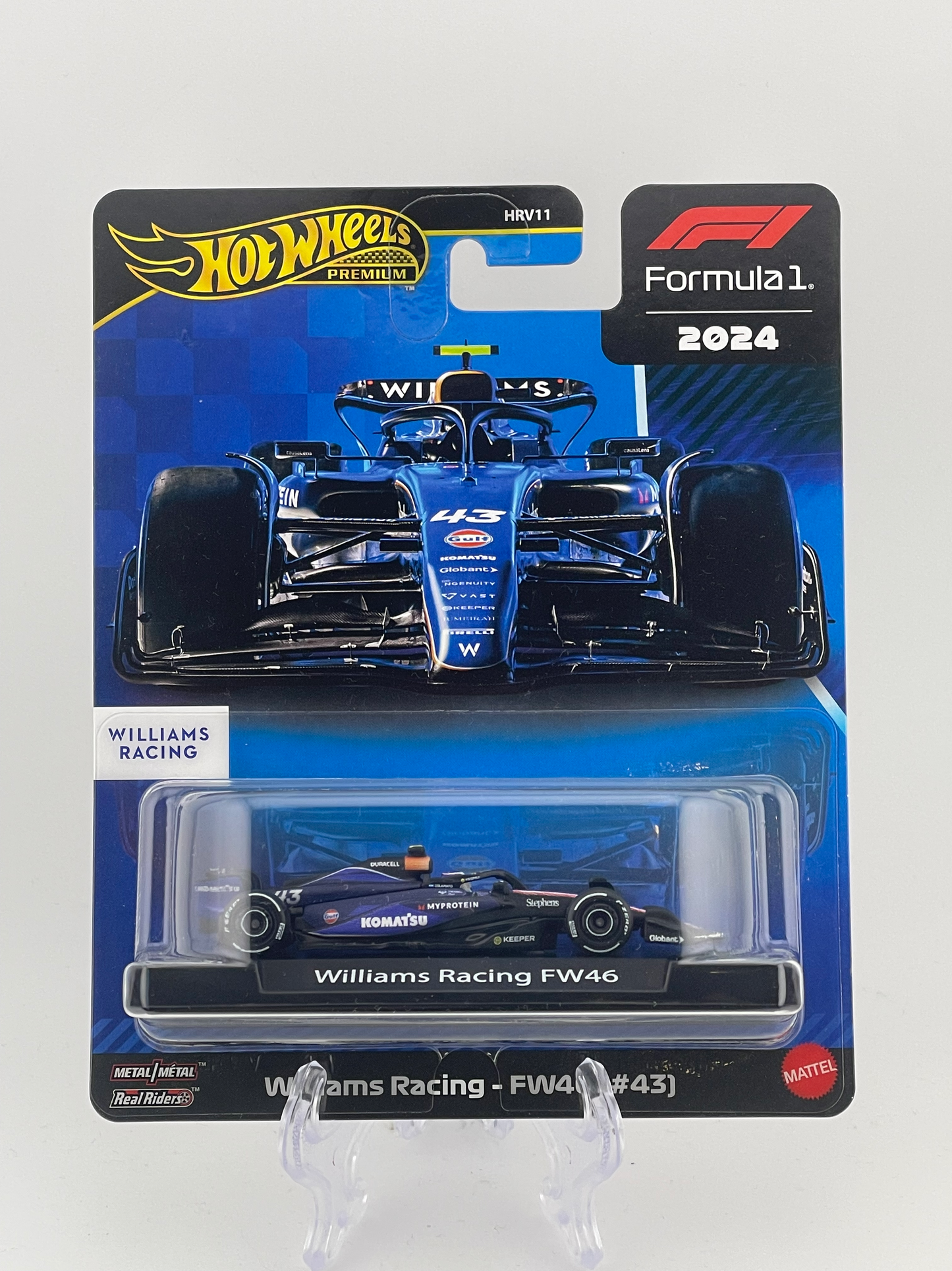 Hot Wheels Premium Formula 1 2024 Williams Racing - FW46 (#43)