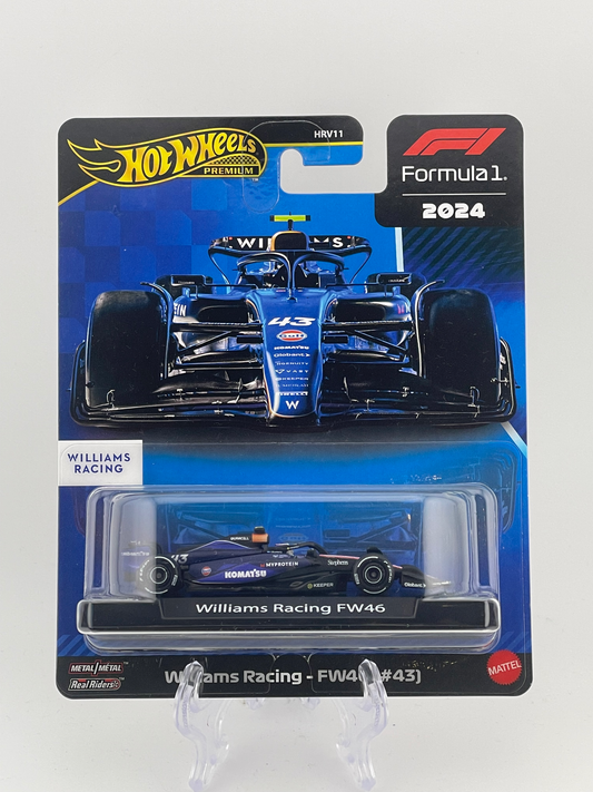 Hot Wheels Premium Formula 1 2024 Williams Racing - FW46 (#43)