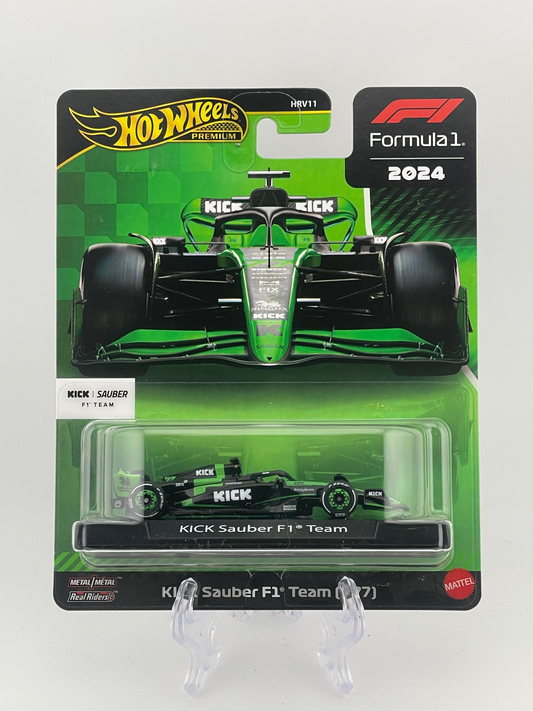 Hot Wheels Premium Formula 1 2024 Kick Sauber F1 Team (#77)