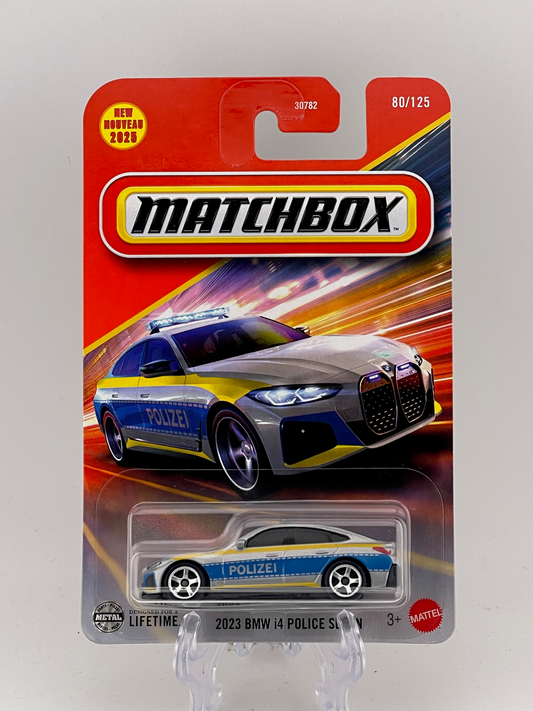 Matchbox 2023 BMW i4 Police Sedan 80/125