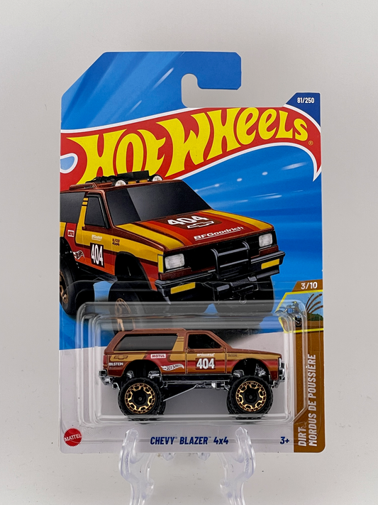 Hot Wheels Mainline Chevy Blazer 4x4 Dirt 3/10