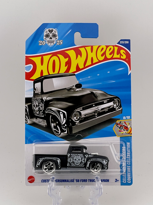 Hot Wheels Mainline Custom '56 Ford Truck Celebration Racers 8/10