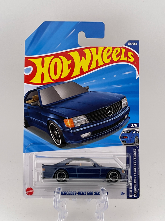 Hot Wheels Mainline '89 Mercedes-Benz 560 SEC AMG Wild Widebody 2/5