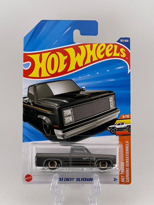 Hot Wheels Mainline '83 Chevy Silverado Hot Trucks 9/10