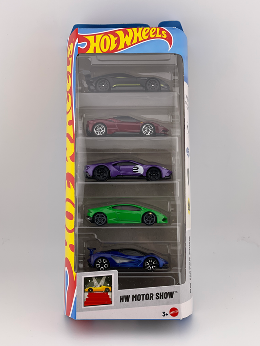 Hot Wheels HW Motor Show 5 Pack