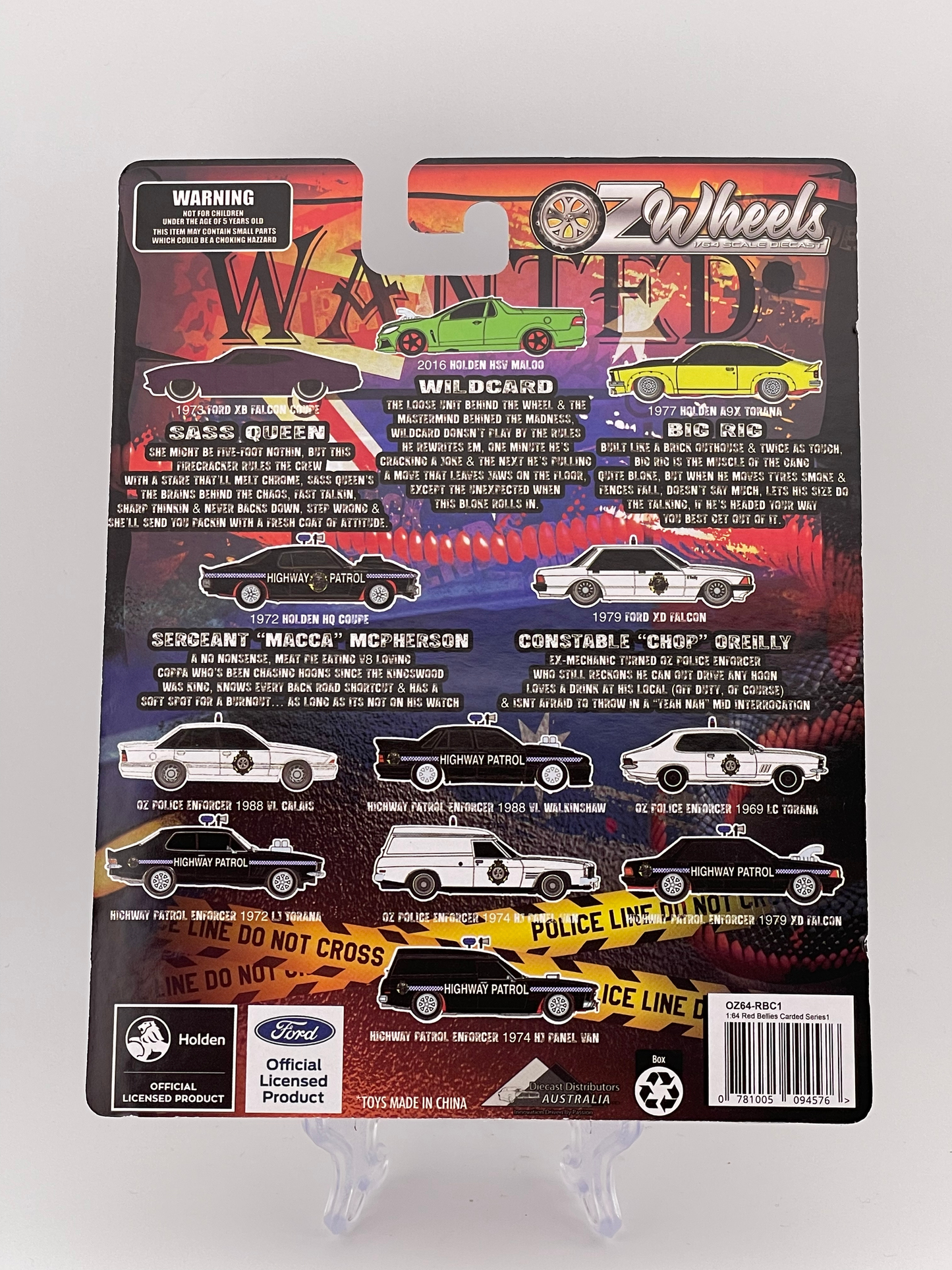 Oz Wheels Redbellies Enforcers 1986 Holden VL Calais