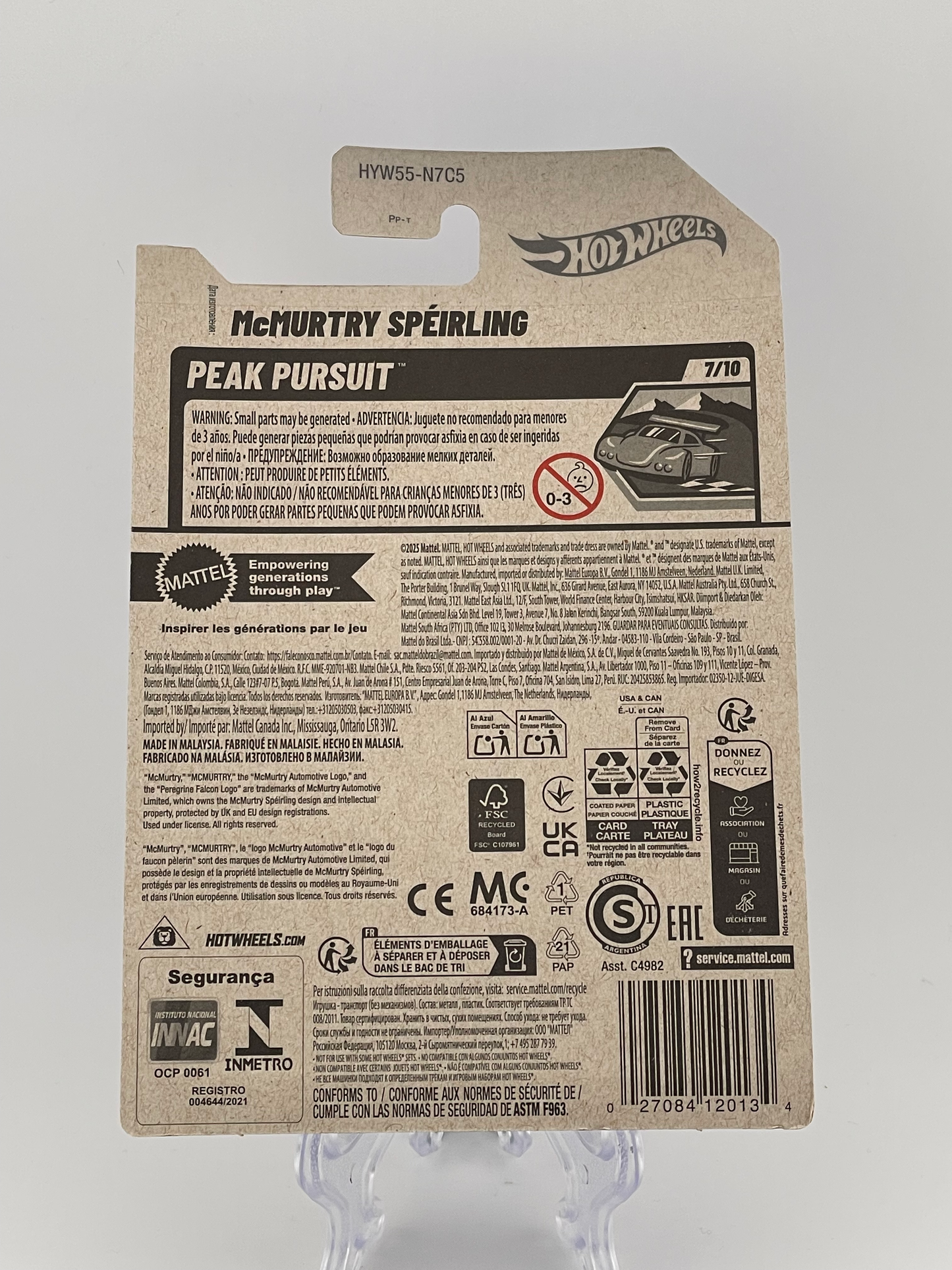 Hot Wheels Mainline McMurty Speirling Peak Pursuit 7/10