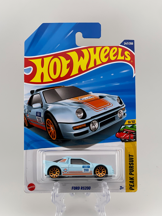 Hot Wheels Mainline Ford RS200 Peak Pursuit 9/10