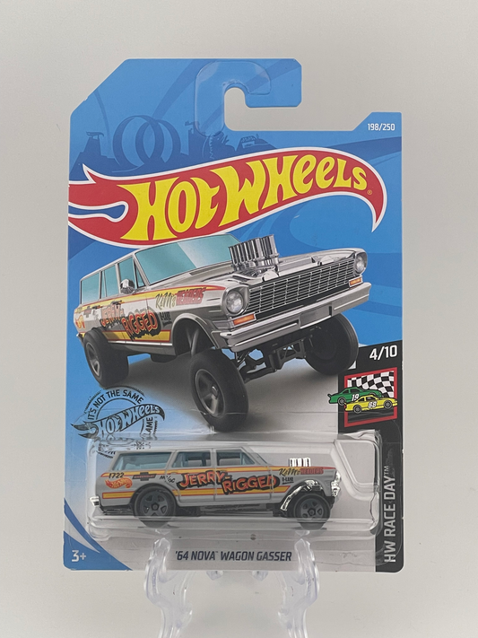 Hot Wheels Mainline '64 Nova Wagon Gasser HW Race Day 4/10