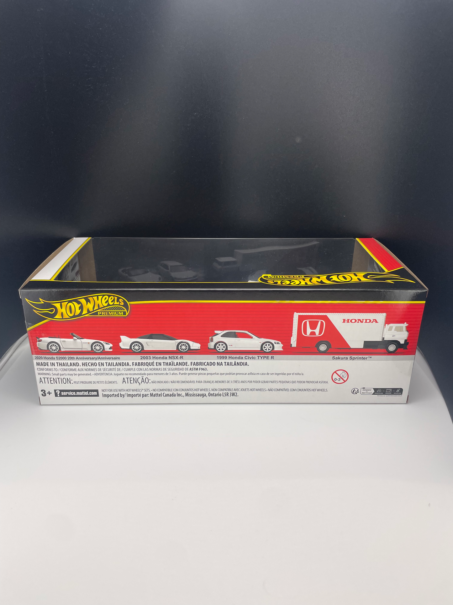 Hot Wheels Premium Collector Set Honda Box Set