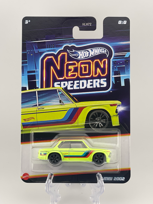 Hot Wheels Themed Assortment Neon Speeders 8/8 BMW 2002