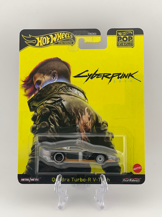 Hot Wheels Premium Pop Culture CyberPunk Quadra Turbo-R V-Tech