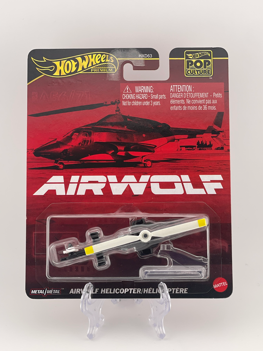 Hot Wheels Premium Pop Culture Airwolf Helicopter