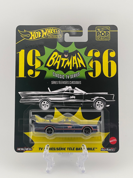 Hot Wheels Premium Pop Culture 1966 Batman Classic TV Series Batmobile