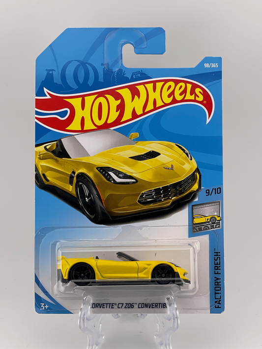 Hot Wheels Mainline Corvette C7 Z06 Convertible Factory Fresh 9/10