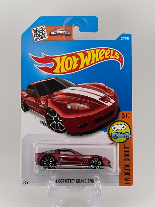 Hot Wheels Mainline Treasure Hunt *TH* '11 Corvette Grand Sport HW Digital Circuit 2/10