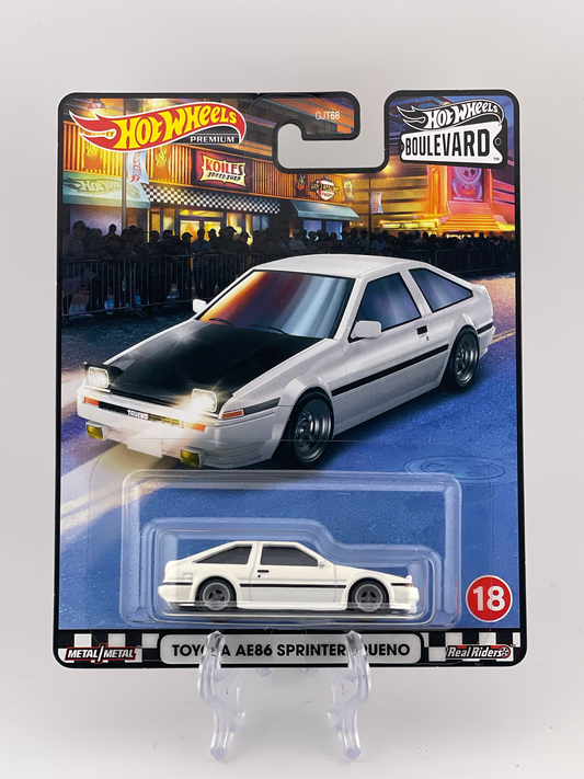 Hot Wheels Premium Boulevard #18 Toyota AE86 Sprinter Trueno