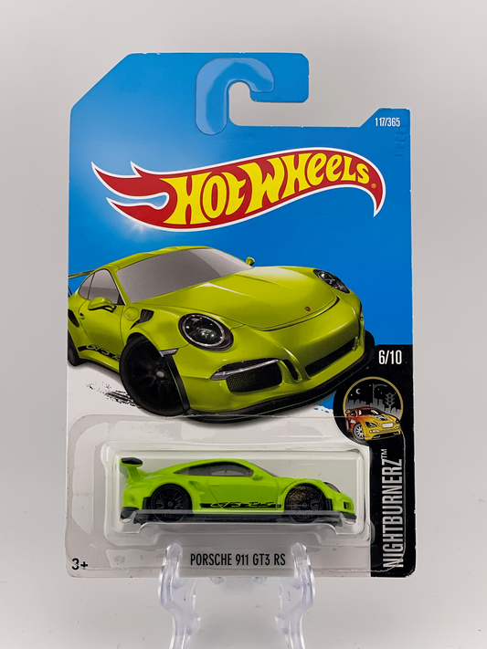 Hot Wheels Mainline Porsche 911 GT3 RS Nightburnerz 6/10