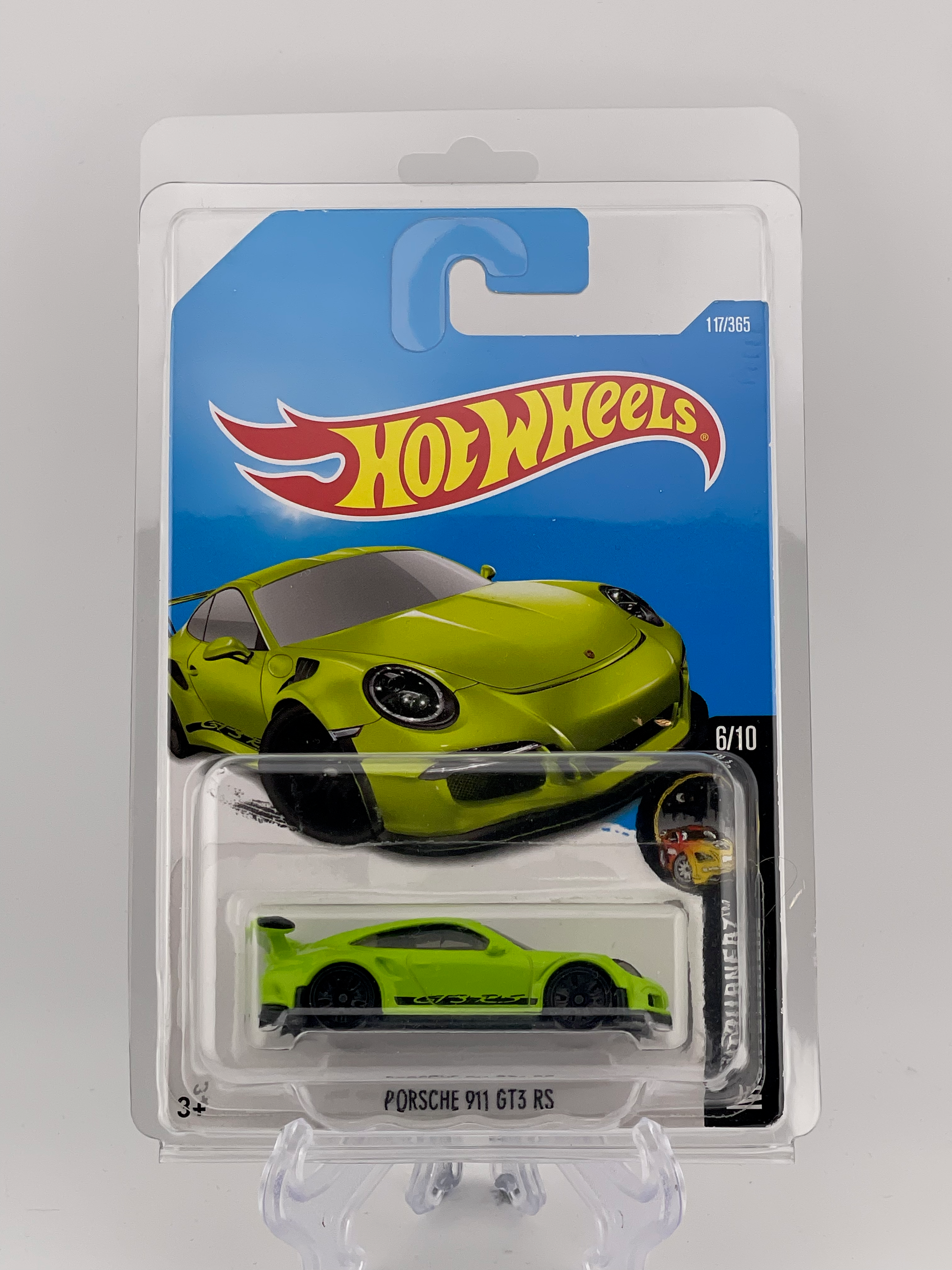 Hot Wheels Mainline Porsche 911 GT3 RS Nightburnerz 6/10 – Burnsie