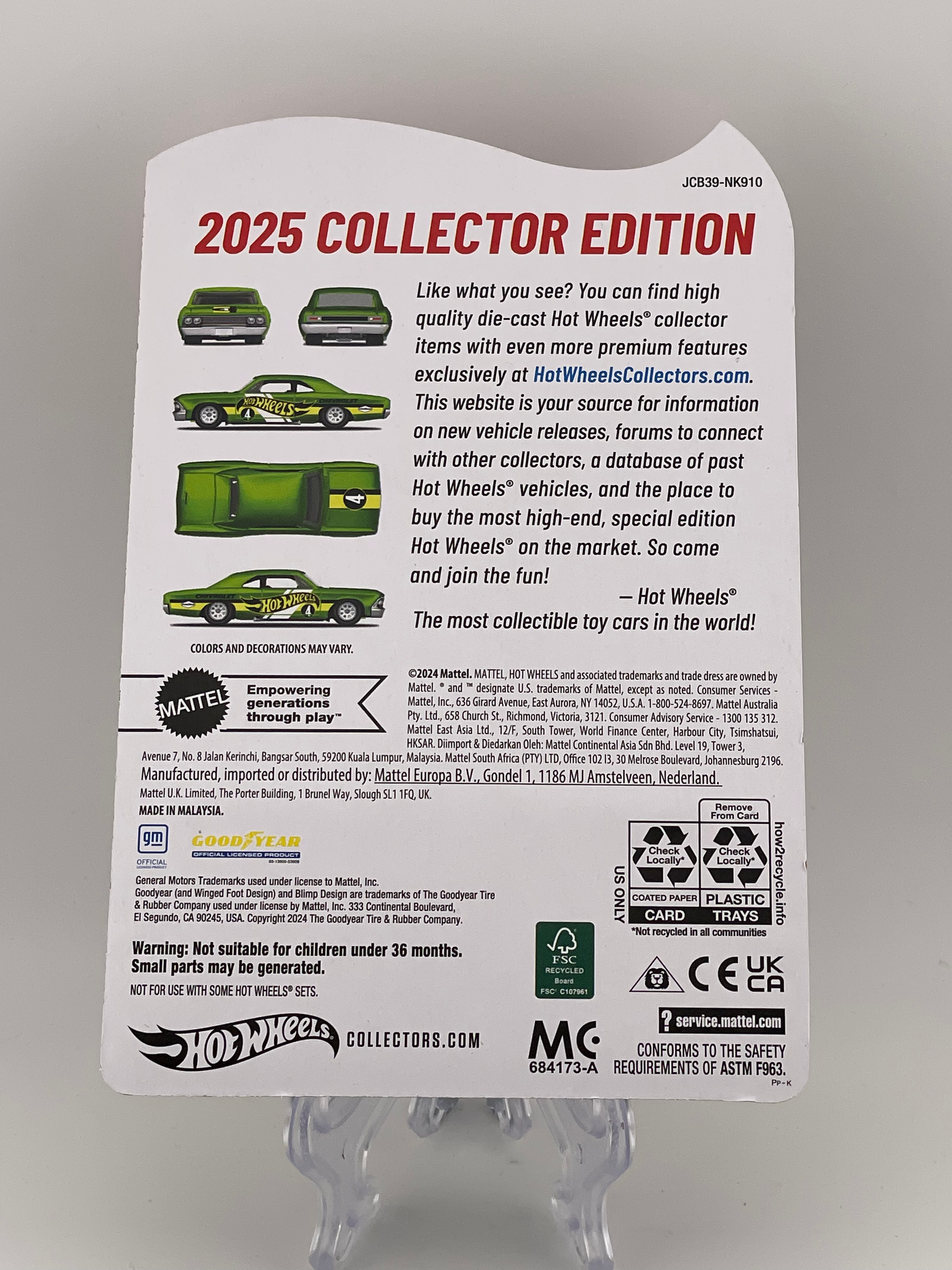 Hot Wheels Mail-In 2025 '66 Chevelle