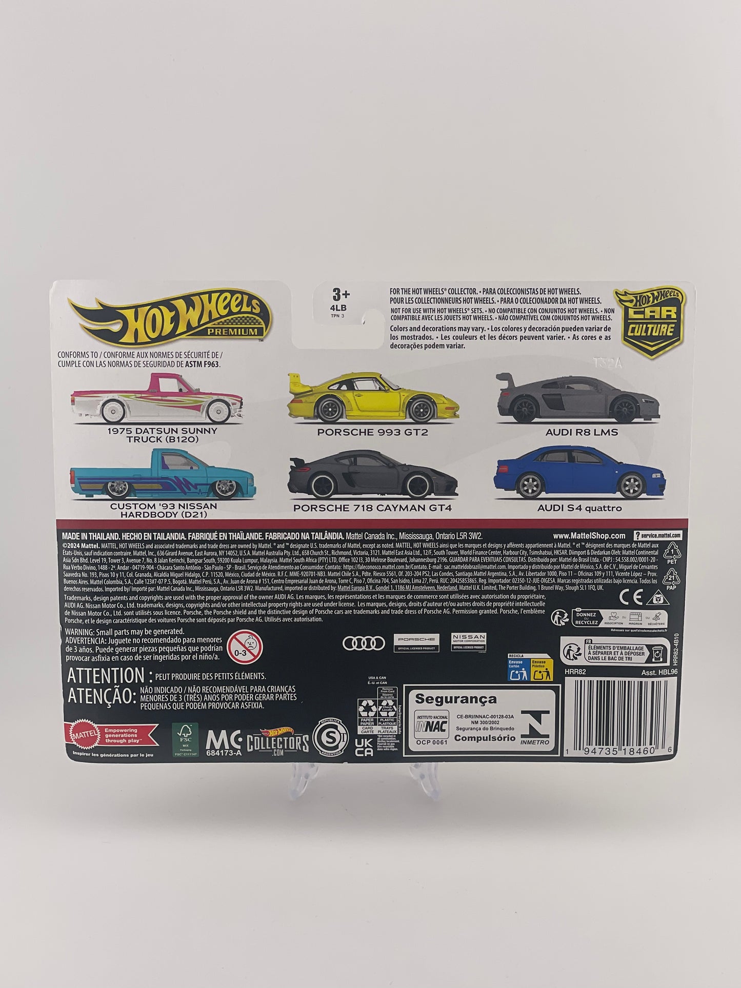 Hot Wheels Premium Car Culture Twin Pack Porsche 993 GT2 + Porsche 718 Cayman GT4