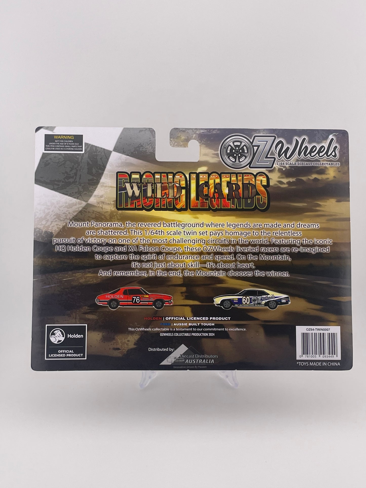 Oz Wheels Twin Pack Racing Legends Wild Card HQ Coupe + XA Falcon