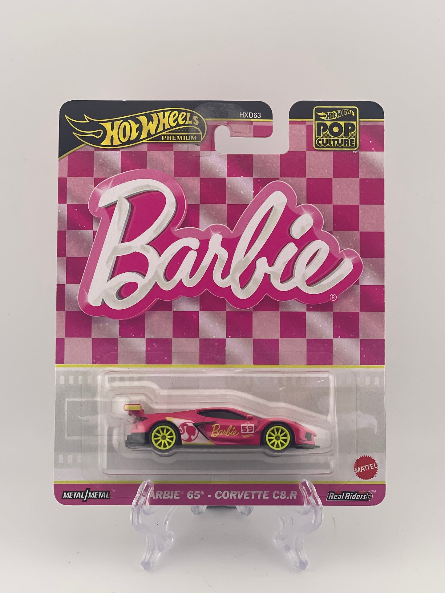 Hot Wheels Premium Pop Culture Barbie 65th - Corvette C8.R