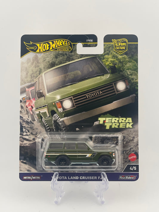 Hot Wheels Premium Car Culture Terra Trek 4/5 Toyota Land Cruiser FJ60 *International Sticker*