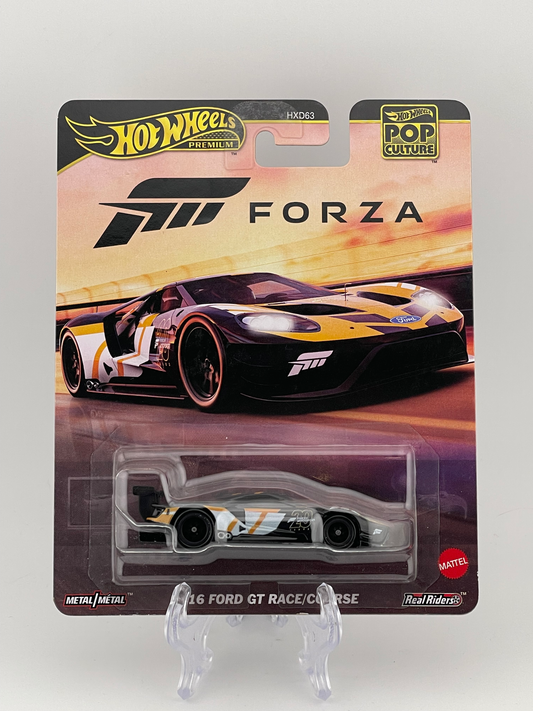 Hot Wheels Premium Pop Culture Forza 2016 Ford GT Race