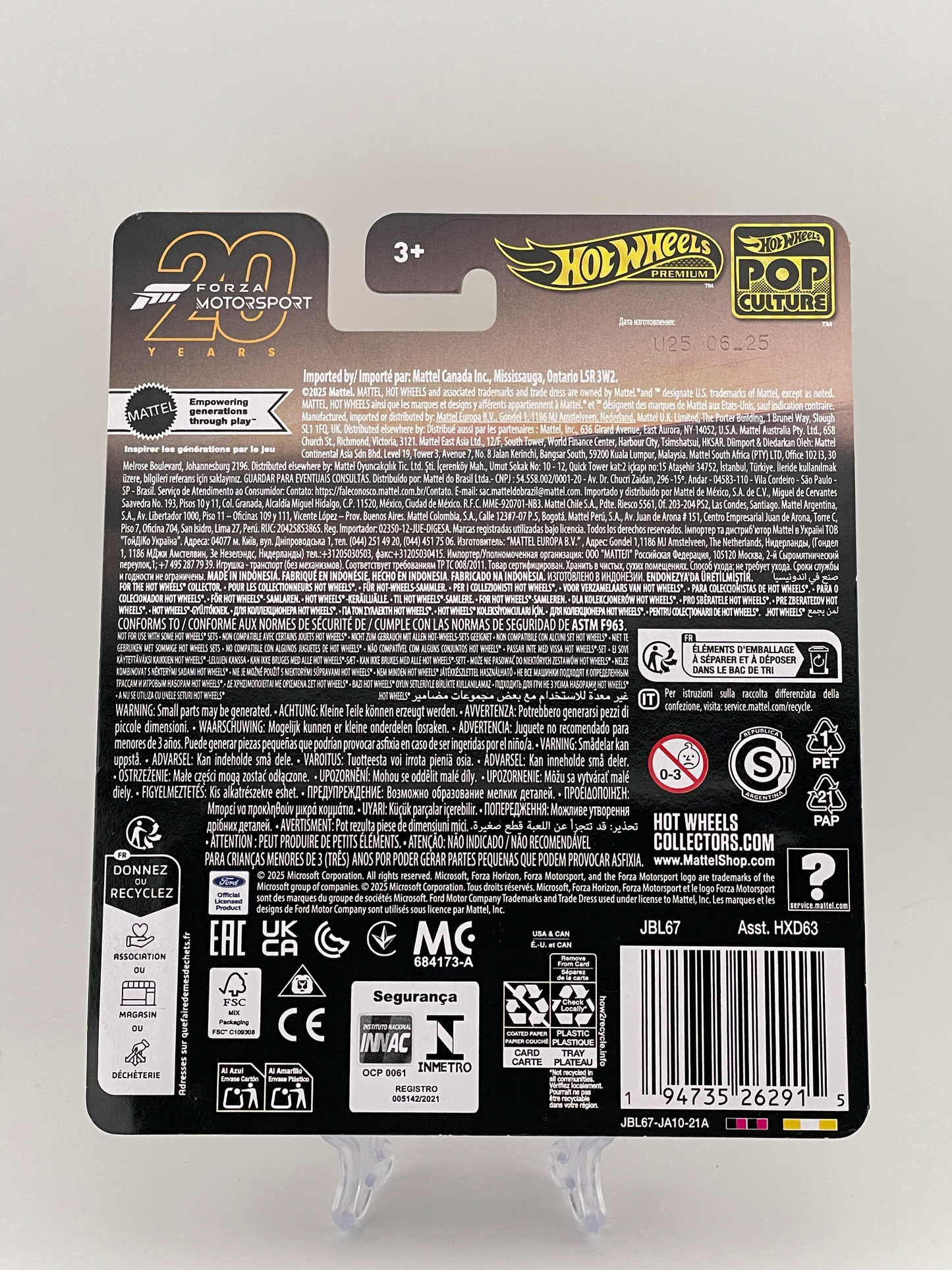 Hot Wheels Premium Pop Culture Forza 2016 Ford GT Race