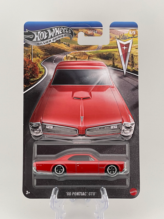 Hot Wheels Silver Series Pontiac 5/5 '66 Pontiac GTO