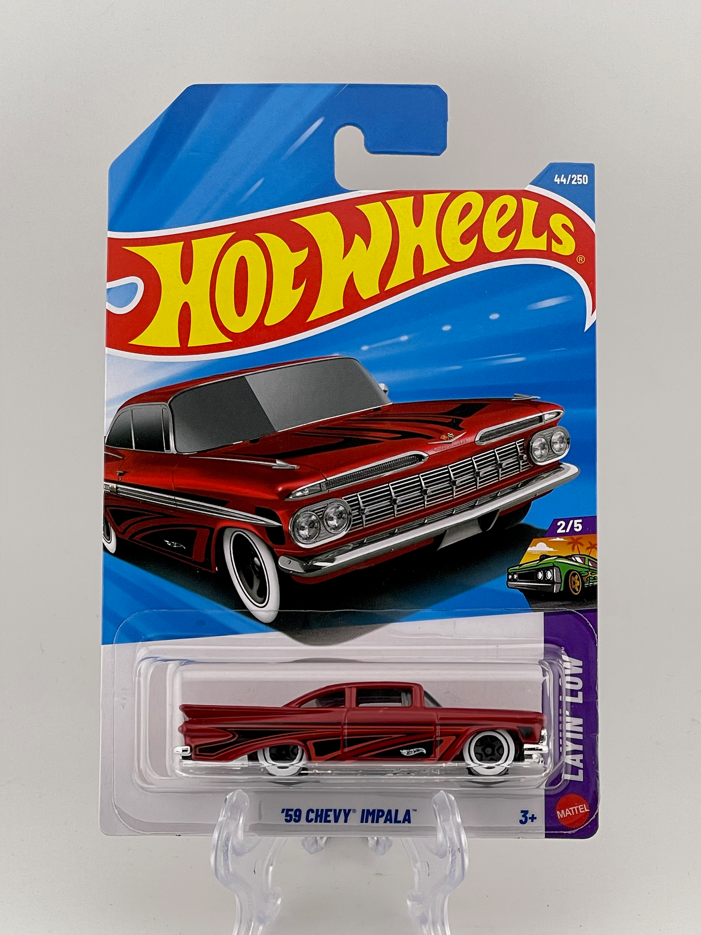 Hot Wheels Mainline '59 Chevy Impala Layin' Low 2/5