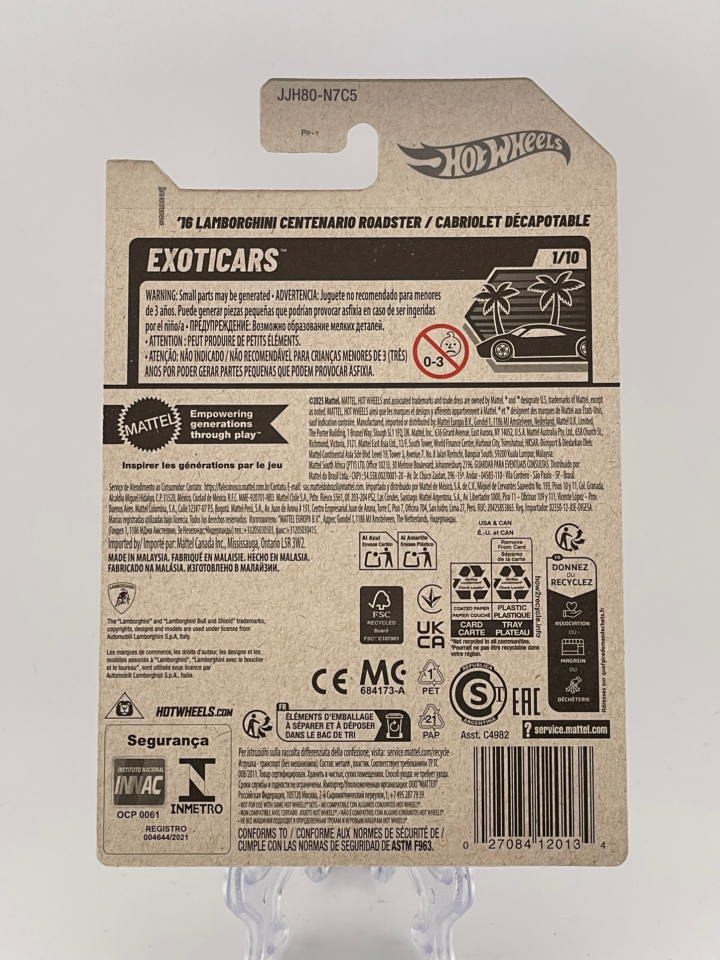 Hot Wheels Mainline '16 Lamborghini Centenario Roadster