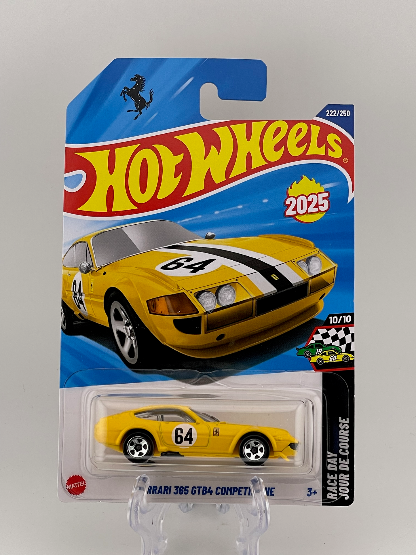 Hot Wheels Mainline Ferrari 365 GTB4 Competizione Race Day 10/10